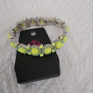 Paparazzi Green stretch bracelet